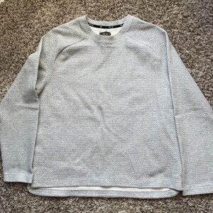 FLX Textured Stripe Crew Mens Size XL Long Sleeve